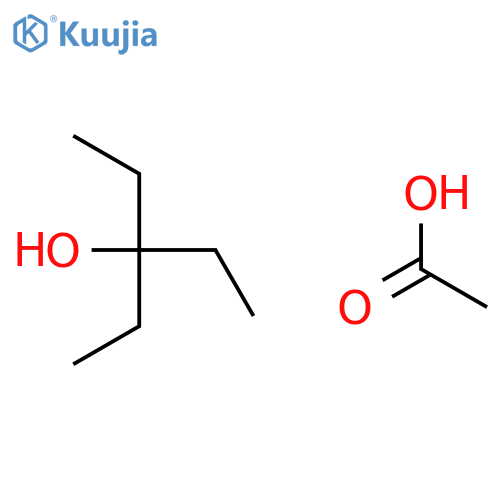 3-PENTANOL, 3-ETHYL-, ACETATE structure