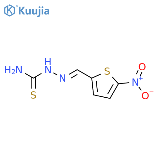 [(e)-(5-nitrothiophen-2-yl)methylideneamino]thiourea structure