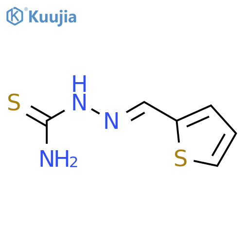 (thiophen-2-ylmethylidene)aminothiourea structure