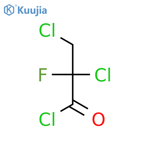 Propanoyl chloride, 2,3-dichloro-2-fluoro- structure