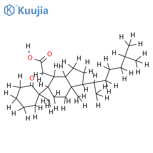 5,6-seco-5-oxo-cholestan-6-oic acid structure