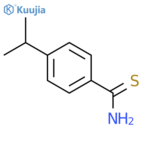 4-isopropylbenzenecarbothioamide structure