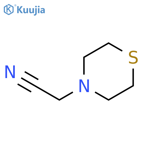 2-(thiomorpholin-4-yl)acetonitrile structure