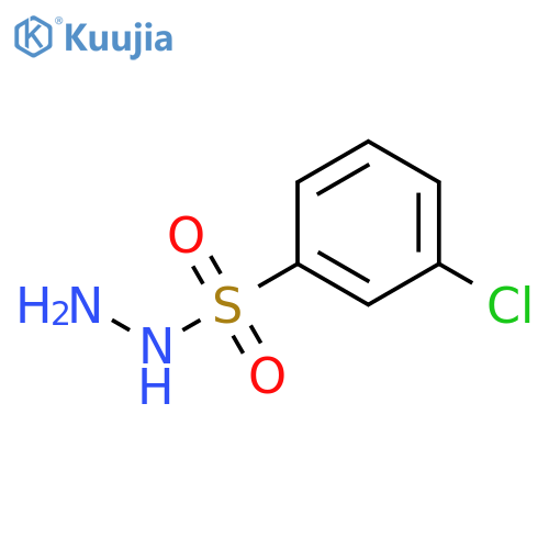 Benzenesulfonic acid, 3-chloro-, hydrazide structure