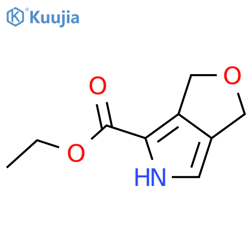 1H-Furo[3,4-c]pyrrole-4-carboxylicacid,3,5-dihydro-,ethylester(9CI) structure
