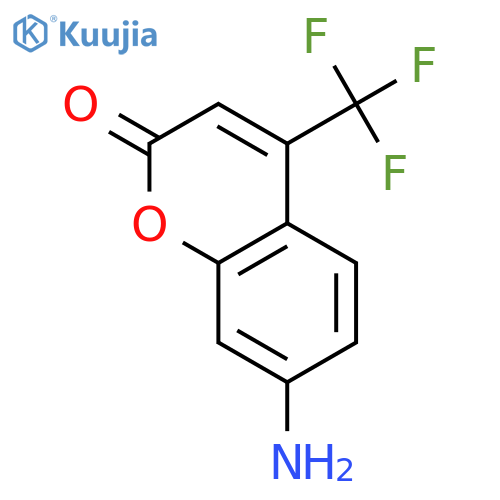 7-Amino-4-(trifluoromethyl)coumarin structure