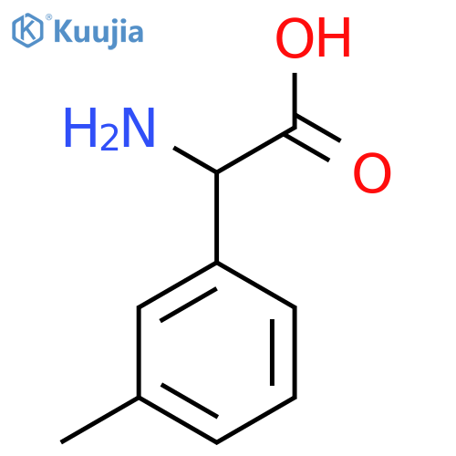 2-amino-2-(3-methylphenyl)acetic acid structure