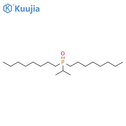 Phosphine oxide, (1-methylethyl)dioctyl- structure