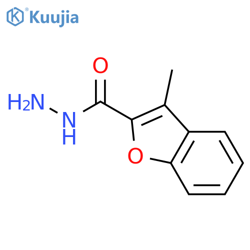 3-methyl-1-benzofuran-2-carbohydrazide structure