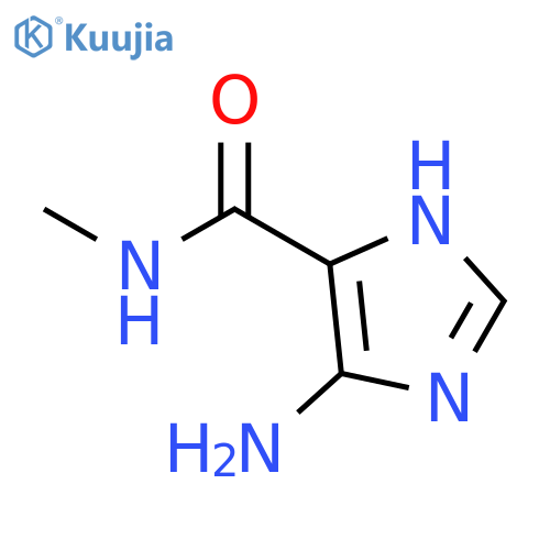 1H-Imidazole-4-carboxamide,5-amino-N-methyl-(9CI) structure