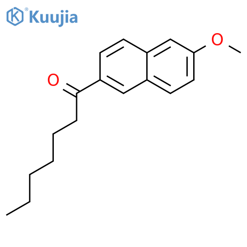 1-(6-Methoxynaphthalen-2-yl)heptan-1-one structure