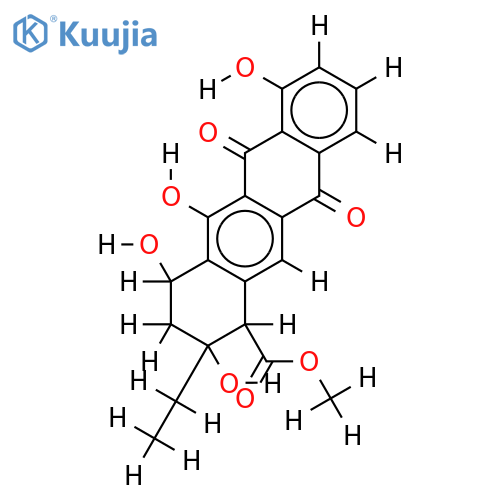 Aklavinone I structure
