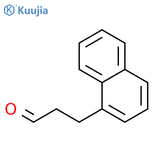 3-(naphthalen-1-yl)propanal structure