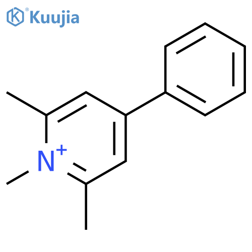 Pyridinium, 1,2,6-trimethyl-4-phenyl- structure