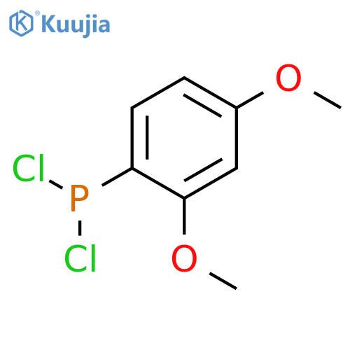 Phosphonous dichloride, (2,4-dimethoxyphenyl)- structure