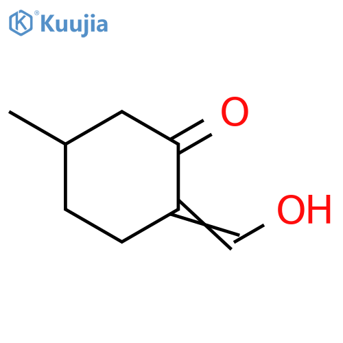 Cyclohexanone, 2-(hydroxymethylene)-5-methyl- structure