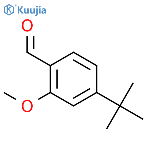 4-tert-butyl-2-methoxybenzaldehyde structure