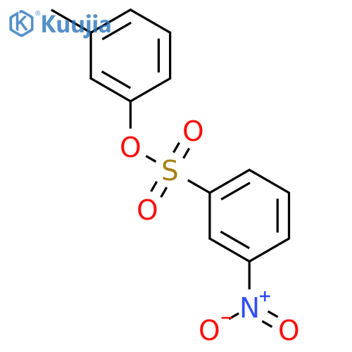 BENZENESULFONIC ACID, 3-NITRO-, 3-METHYLPHENYL ESTER structure