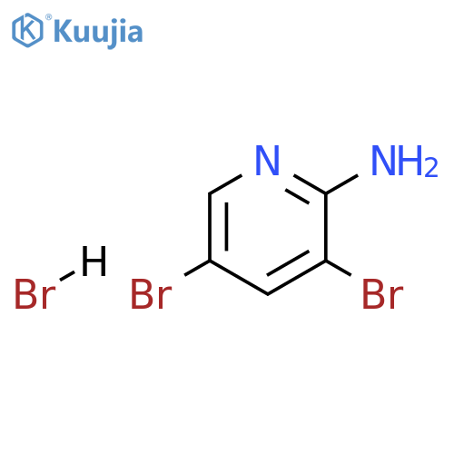 2-amino-3,5-dibromopyridine hydrobromide structure