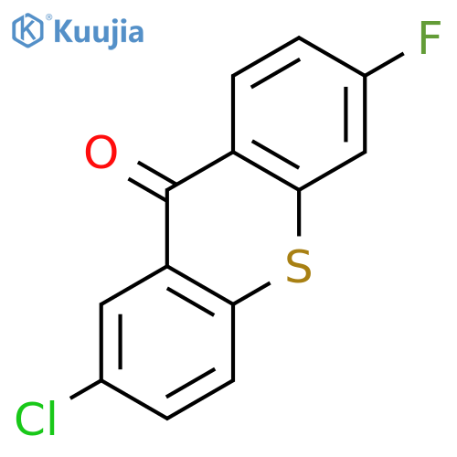 9H-Thioxanthen-9-one, 2-chloro-6-fluoro- structure