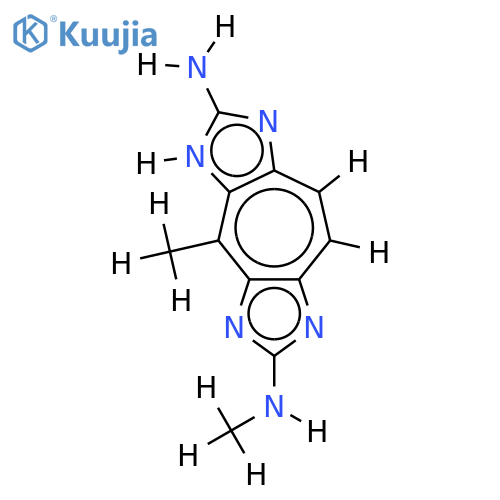 4,N2-dimethyl-1H-cyclohepta[1,2-d;4,5-d']diimidazole-2,6-diamine structure