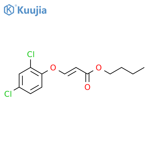 butyl (2E)-3-(2,4-dichlorophenoxy)prop-2-enoate structure