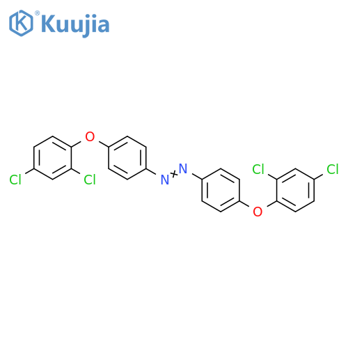 (E)-bis[4-(2,4-dichlorophenoxy)phenyl]diazene structure