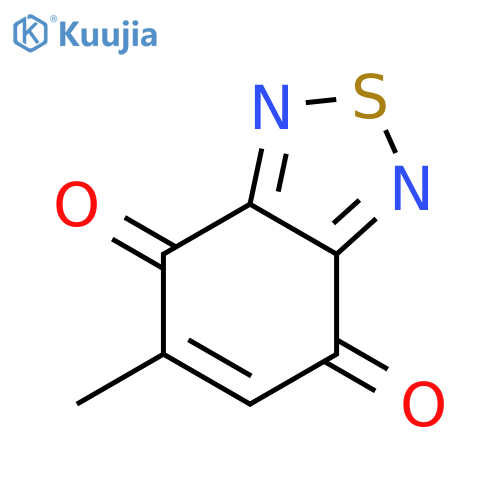 5-methyl-2,1,3-benzothiadiazole-4,7-dione structure