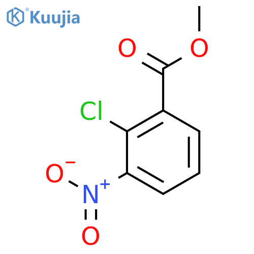 Methyl 2-chloro-3-nitrobenzoate structure