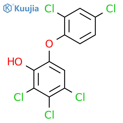 2,3,4-Trichloro-6-(2,4-dichlorophenoxy)phenol structure