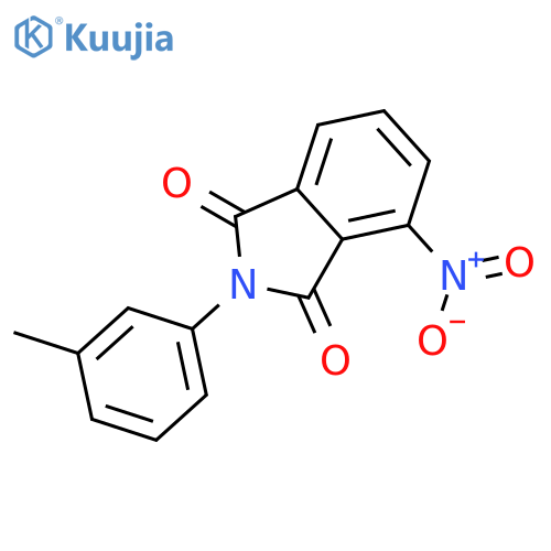 2-(3-methylphenyl)-4-nitro-1H-isoindole-1,3(2H)-dione structure