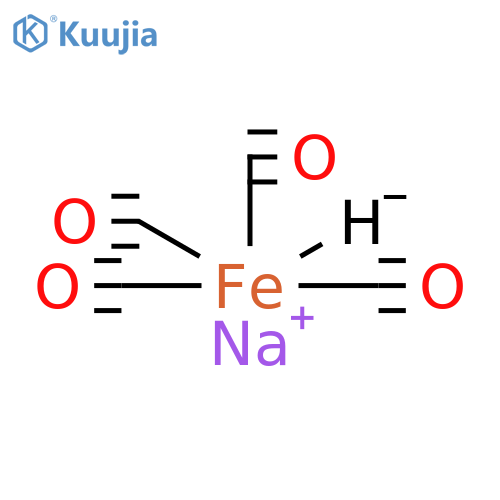 Ferrate(1-), tetracarbonylhydro-, sodium (1:1), (TB-5-12)- structure