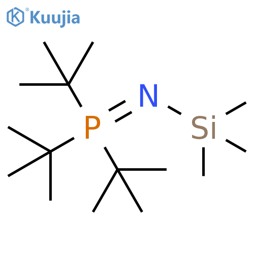 Silanamine,1,1,1-trimethyl-N-[tris(1,1-dimethylethyl)phosphoranylidene]- structure