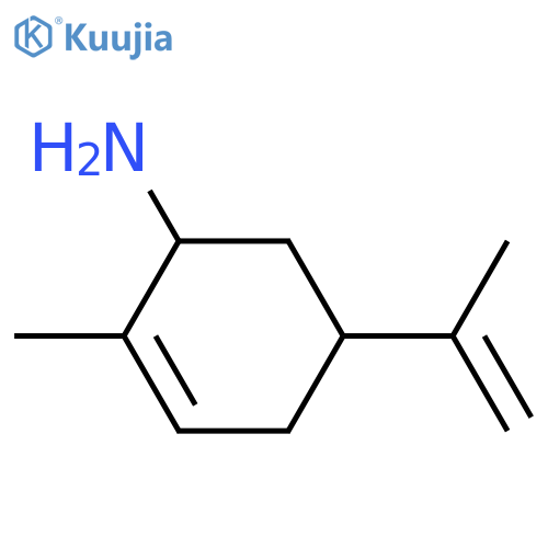 2-CYCLOHEXEN-1-AMINE, 2-METHYL-5-(1-METHYLETHENYL)- structure