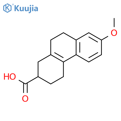 2-PHENANTHRENECARBOXYLIC ACID, 1,2,3,4,9,10-HEXAHYDRO-7-METHOXY- structure