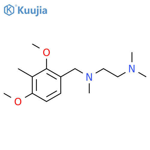 N-(2,4-dimethoxy-3-methylbenzyl)-N,N',N'-trimethylethane-1,2-diamine structure
