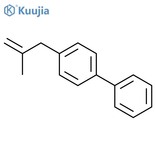 3-(4-Biphenyl)-2-methyl-1-propene structure