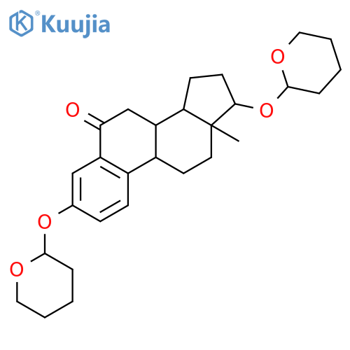 (17β)-3,17-Bis[(tetrahydro-2H-pyran-2-yl)oxy]-estra-1,3,5(10)-trien-6-one structure