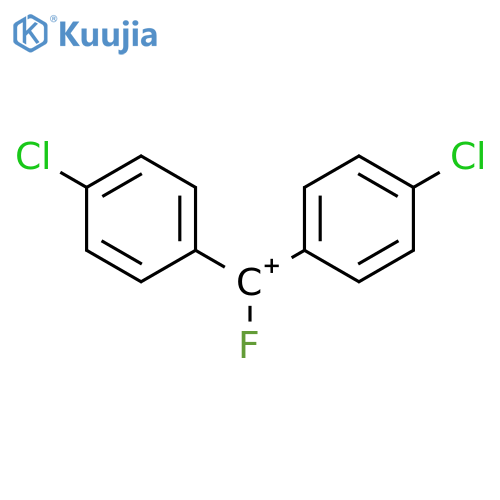 METHYLIUM, BIS(4-CHLOROPHENYL)FLUORO- structure