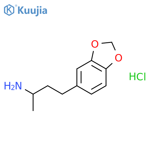 4-(1,3-benzodioxol-5-yl)butan-2-amine hydrochloride structure