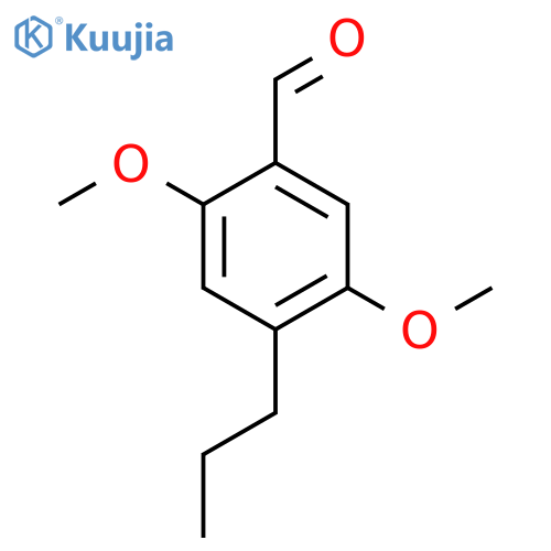 2,5-Dimethoxy-4-propylbenzaldehyde structure
