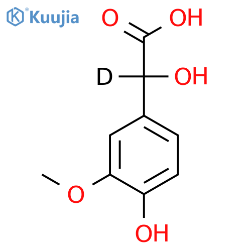 (±)-4-Hydroxy-3-methoxymandelic-α-d1 Acid structure