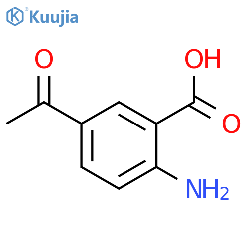 5-Acetyl-2-aminobenzoic acid structure