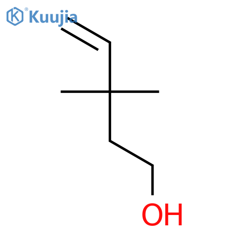 3,3-dimethylpent-4-en-1-ol structure