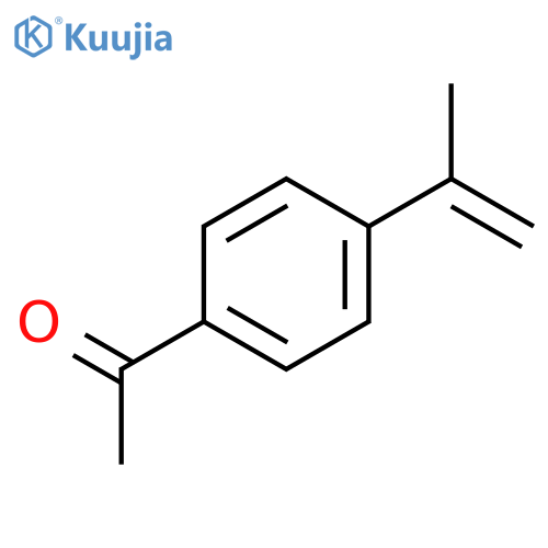 1-4-(prop-1-en-2-yl)phenylethan-1-one structure