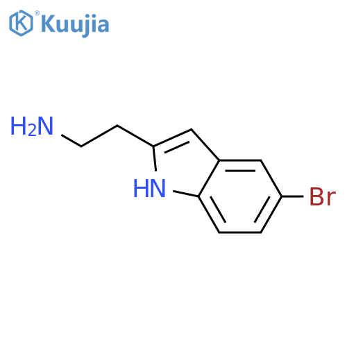 2-(5-bromo-1H-indol-2-yl)ethan-1-amine structure