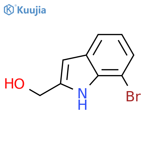 (7-Bromo-1H-indol-2-yl)methanol structure