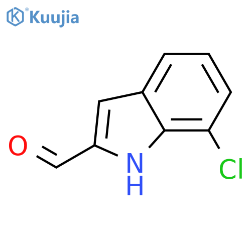 7-Chloro-1H-indole-2-carbaldehyde structure