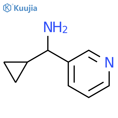Cyclopropyl(pyridin-3-yl)methanamine structure