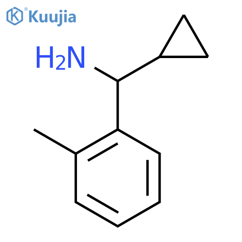 Cyclopropyl(2-methylphenyl)methanamine structure